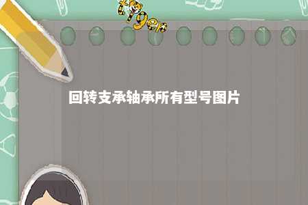 回转支承轴承所有型号图片 